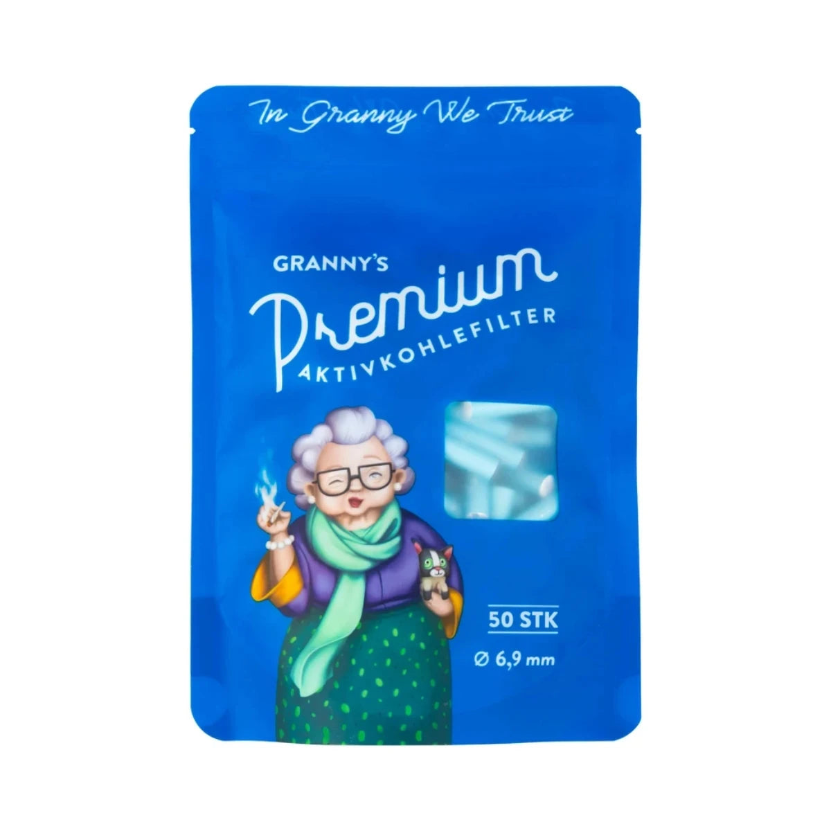 Granny's Premium Aktivkohlefilter  6,9mm
