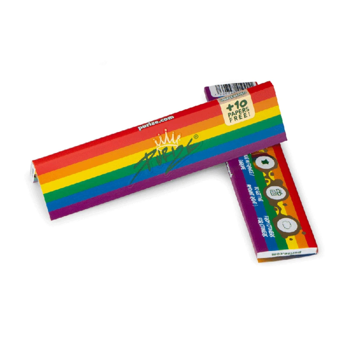 Purize King Size Slim Rainbow Papers