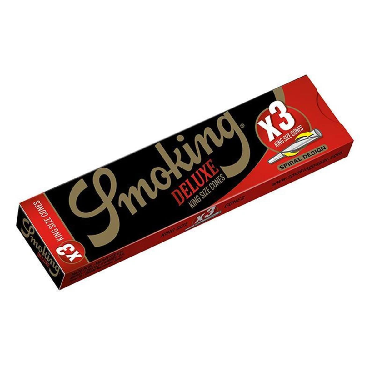 Smoking Deluxe King Size Cones x3